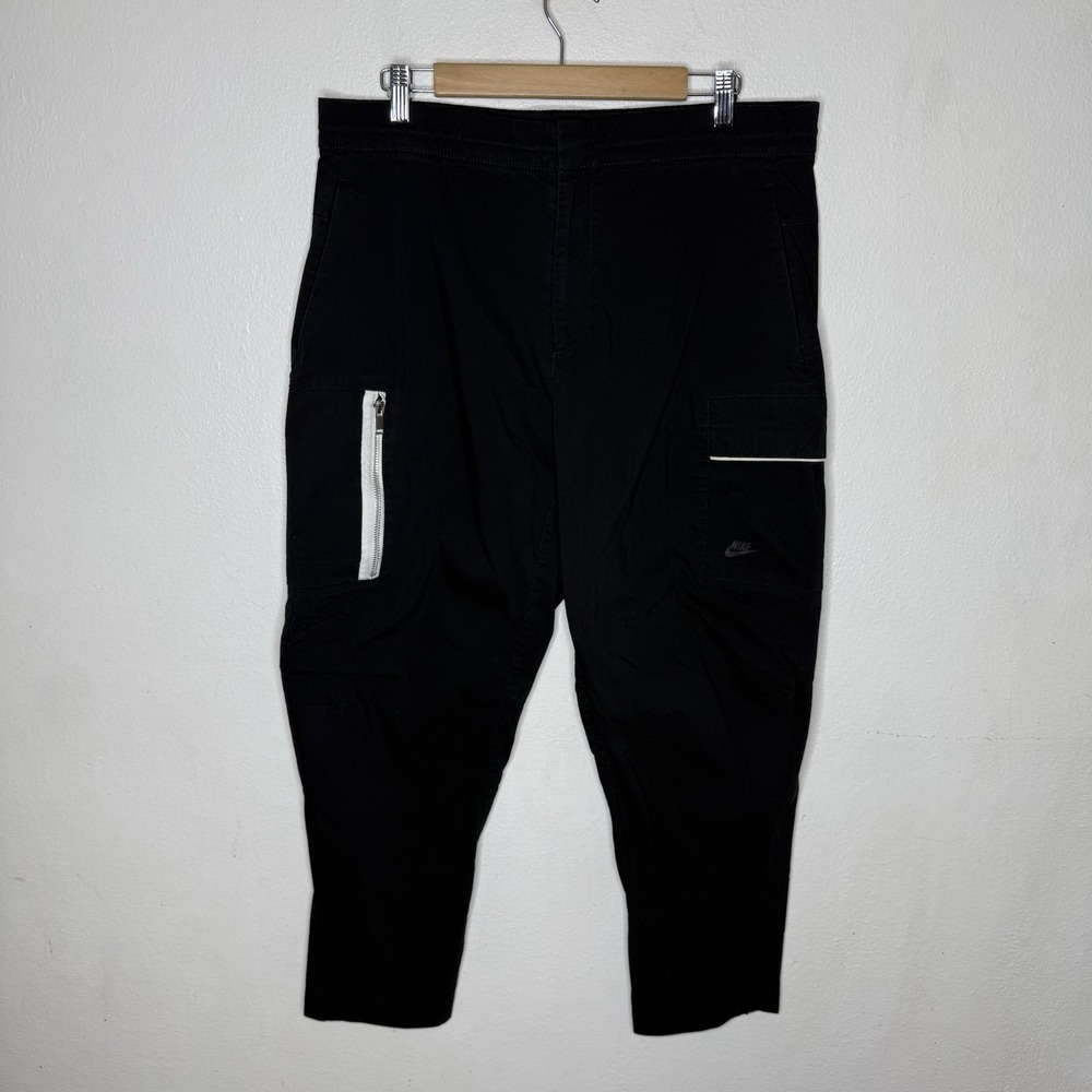Nike Sportswear Style Essentials Unlined Cargo‎ Active Black Pants Men's 36
